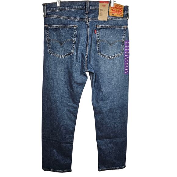 Levi's 505 Regular Straight Leg 36x32 NWT - Picture 3 of 9